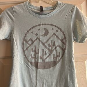 Next Level Apparel Light Blue Tuscon Graphic Tee